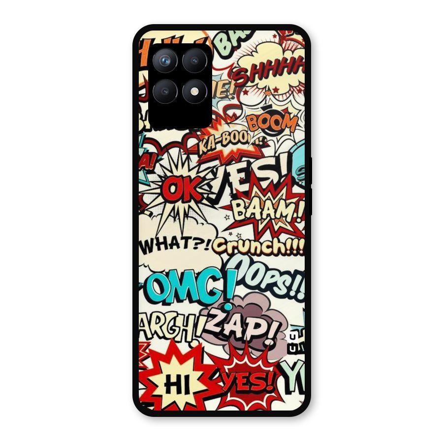 Boom Zap Metal Back Case for Realme 8i