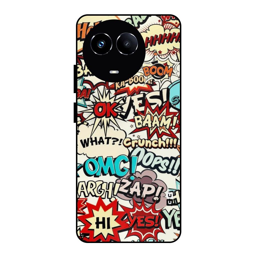 Boom Zap Metal Back Case for Realme Narzo 60X