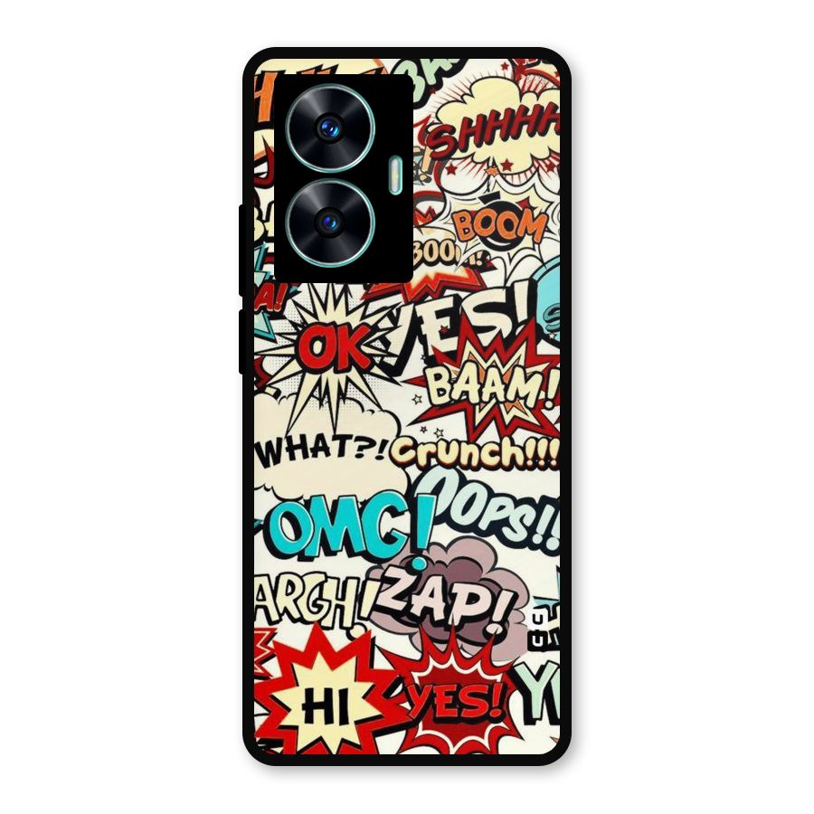 Boom Zap Metal Back Case for Realme Narzo N55