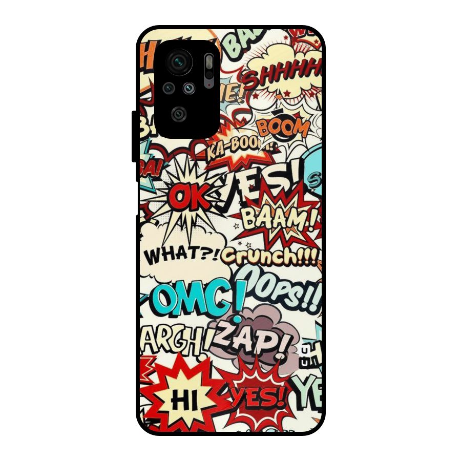 Boom Zap Metal Back Case for Redmi Note 10S