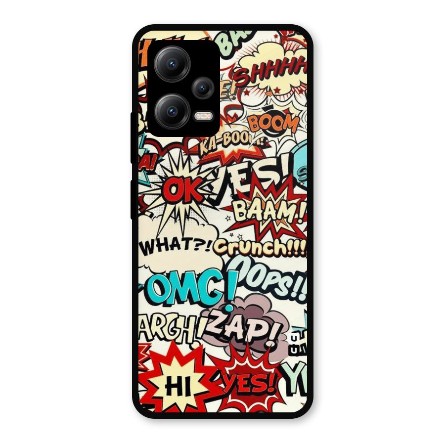 Boom Zap Metal Back Case for Redmi Note 12 5G
