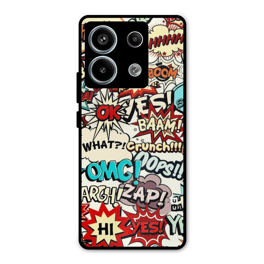 Boom Zap Metal Back Case for Redmi Note 13 Pro 5G