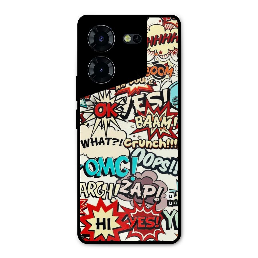 Boom Zap Metal Back Case for Tecno Pova 5 Pro 5G
