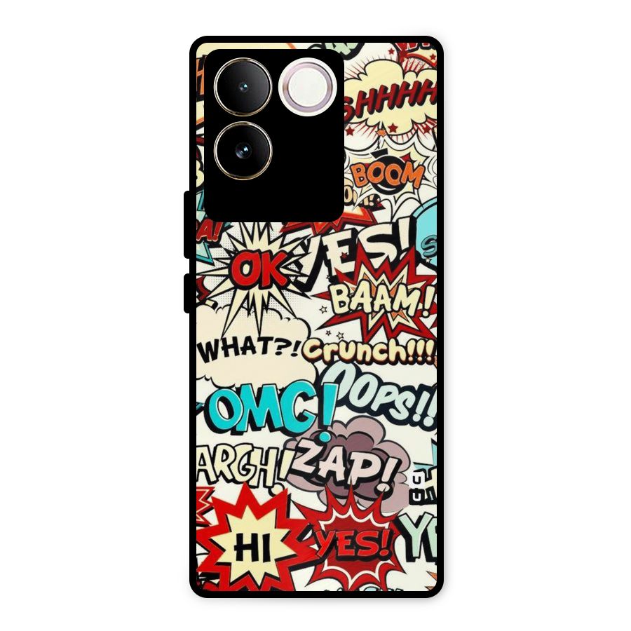Boom Zap Metal Back Case for Vivo T2 Pro
