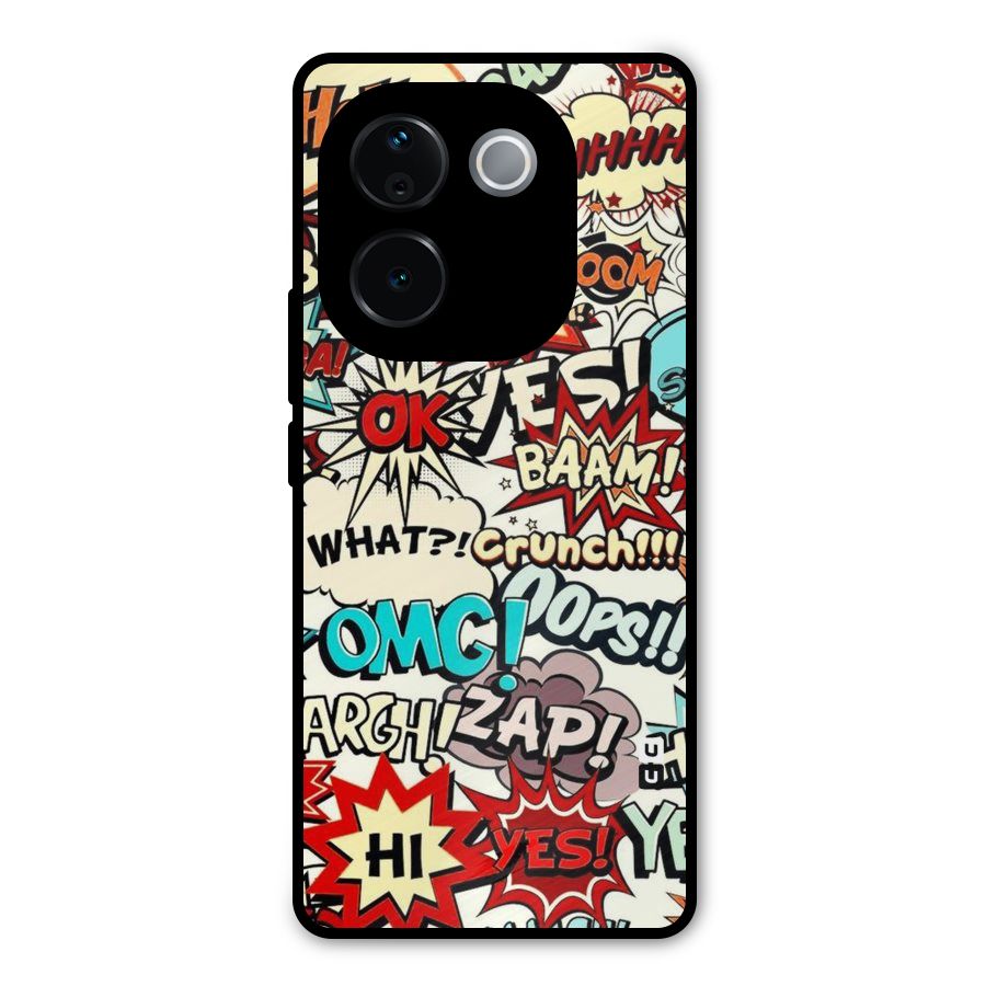 Boom Zap Metal Back Case for Vivo T3 Pro