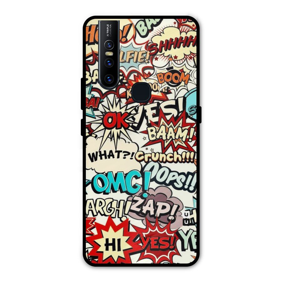 Boom Zap Metal Back Case for Vivo V15