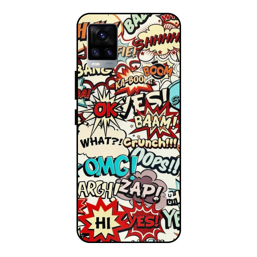 Boom Zap Metal Back Case for Vivo V20 2021
