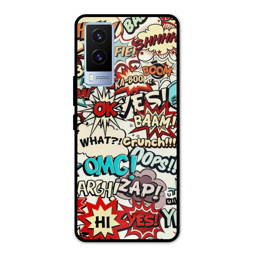 Boom Zap Metal Back Case for Vivo V21e 5G