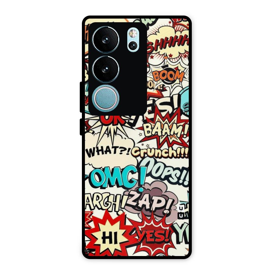 Boom Zap Metal Back Case for Vivo V29
