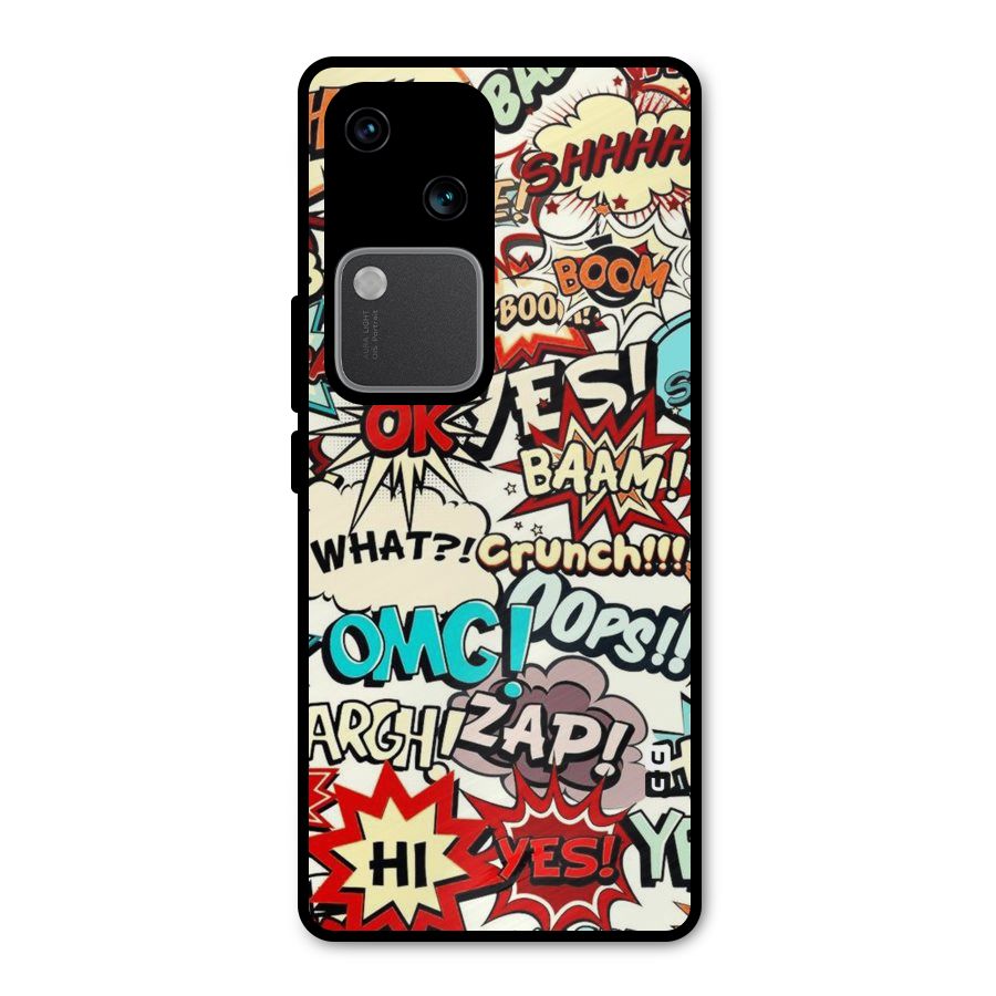 Boom Zap Metal Back Case for Vivo V30