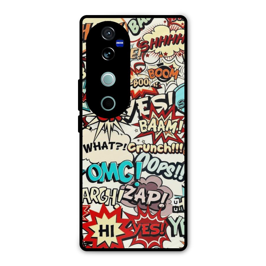 Boom Zap Metal Back Case for Vivo V40 Pro