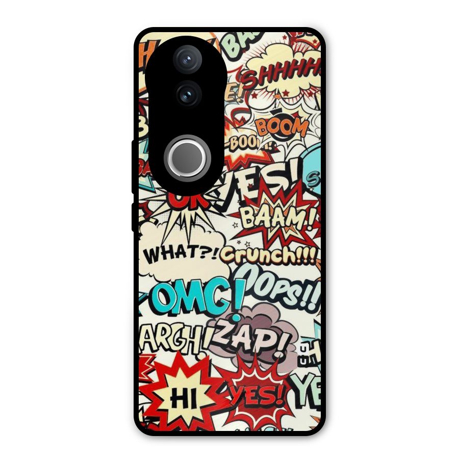 Boom Zap Metal Back Case for Vivo V50e