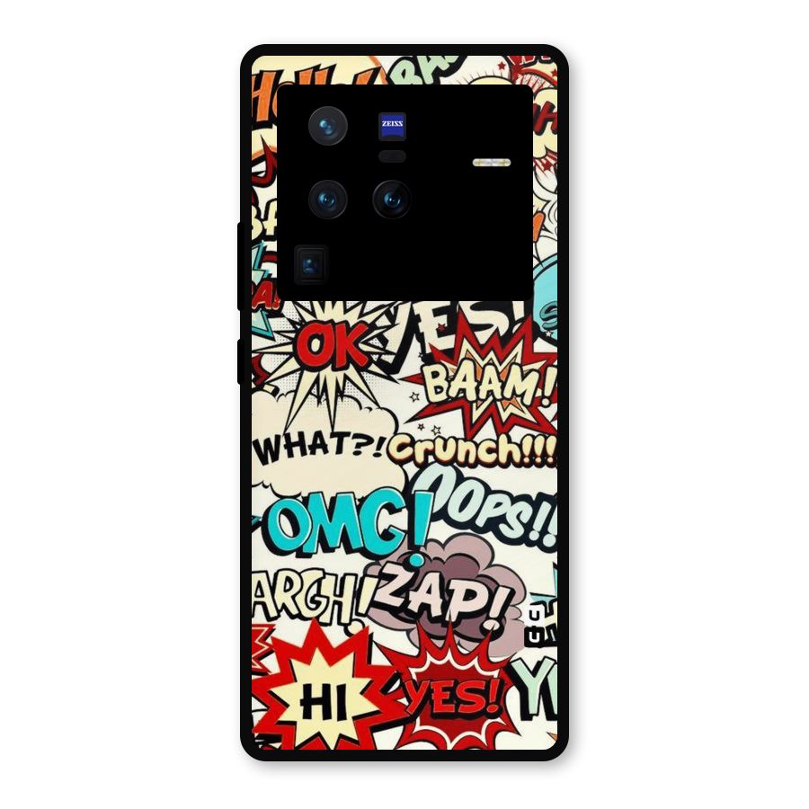Boom Zap Metal Back Case for Vivo X80 Pro