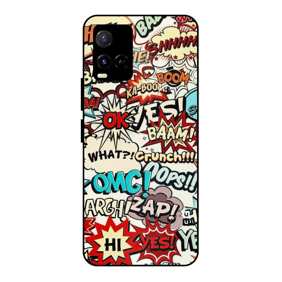 Boom Zap Metal Back Case for Vivo Y21T