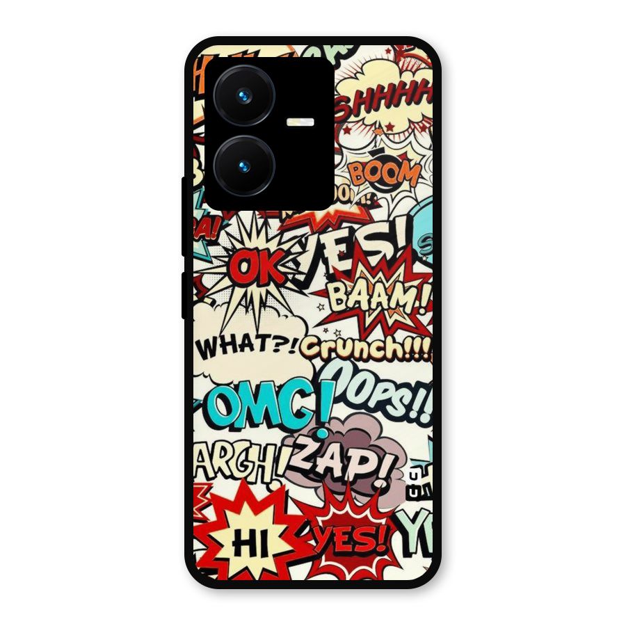 Boom Zap Metal Back Case for Vivo Y22