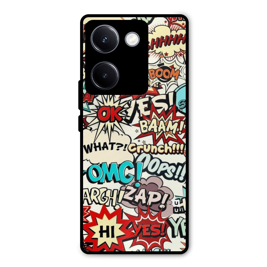 Boom Zap Metal Back Case for Vivo Y300 Plus