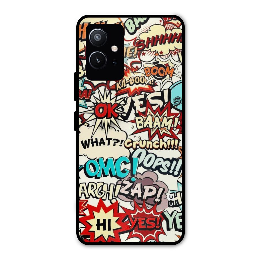 Boom Zap Metal Back Case for Vivo Y75 5G
