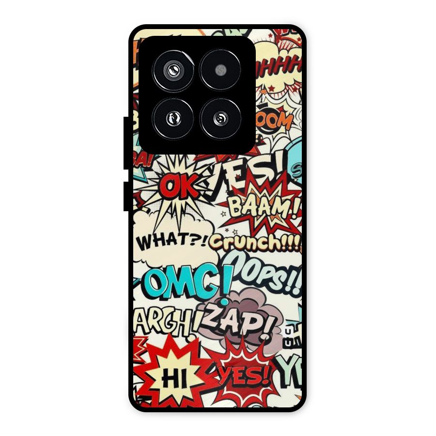 Boom Zap Metal Back Case for Xiaomi 14 Pro