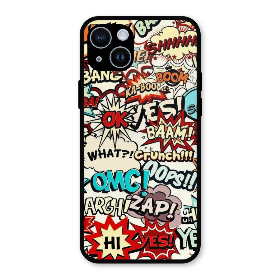 Boom Zap Metal Back Case for iPhone 14