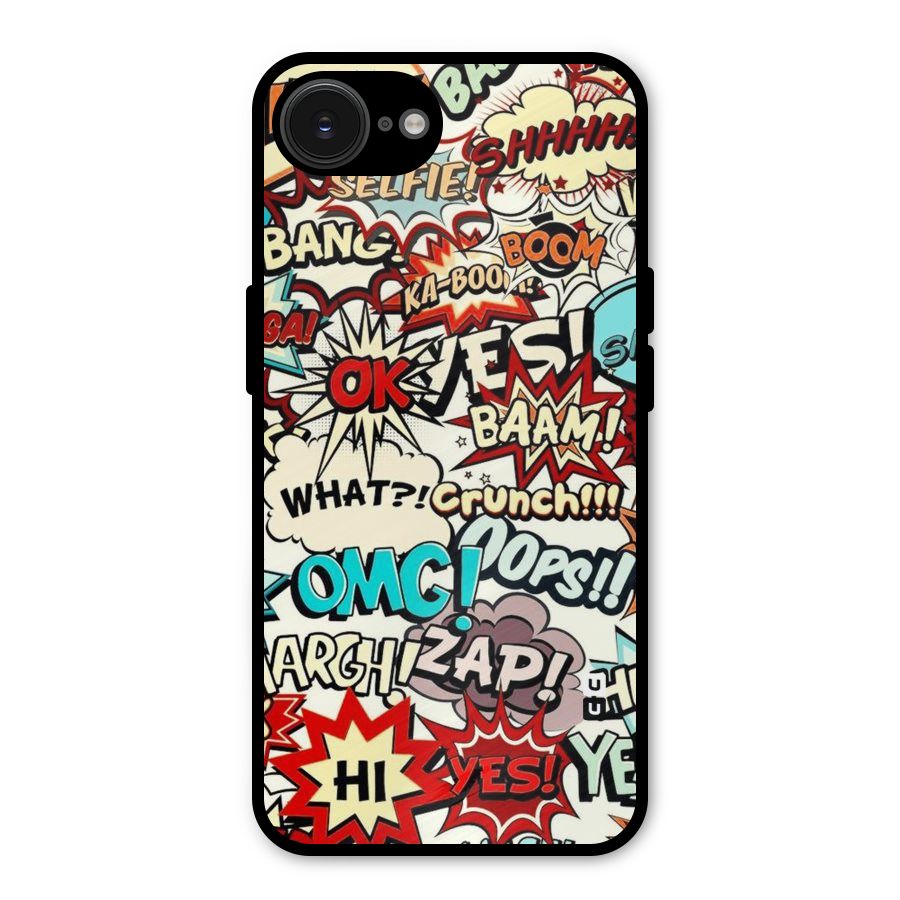 Boom Zap Metal Back Case for iPhone 16e
