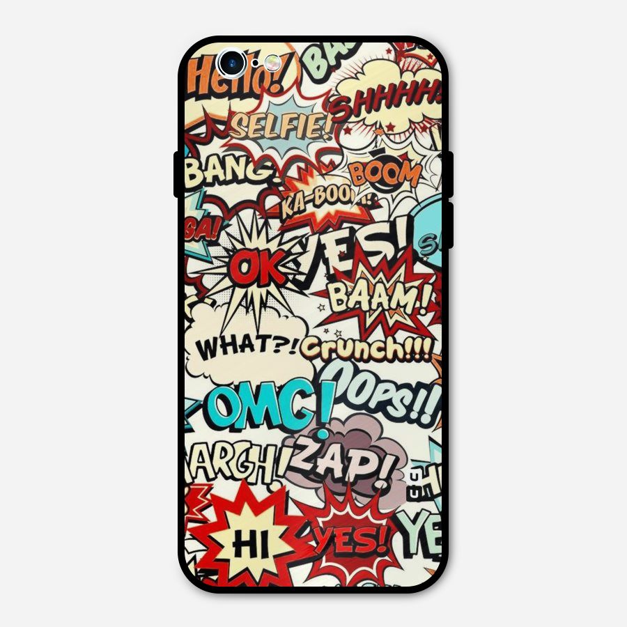 Boom Zap Metal Back Case for iPhone 6 6s