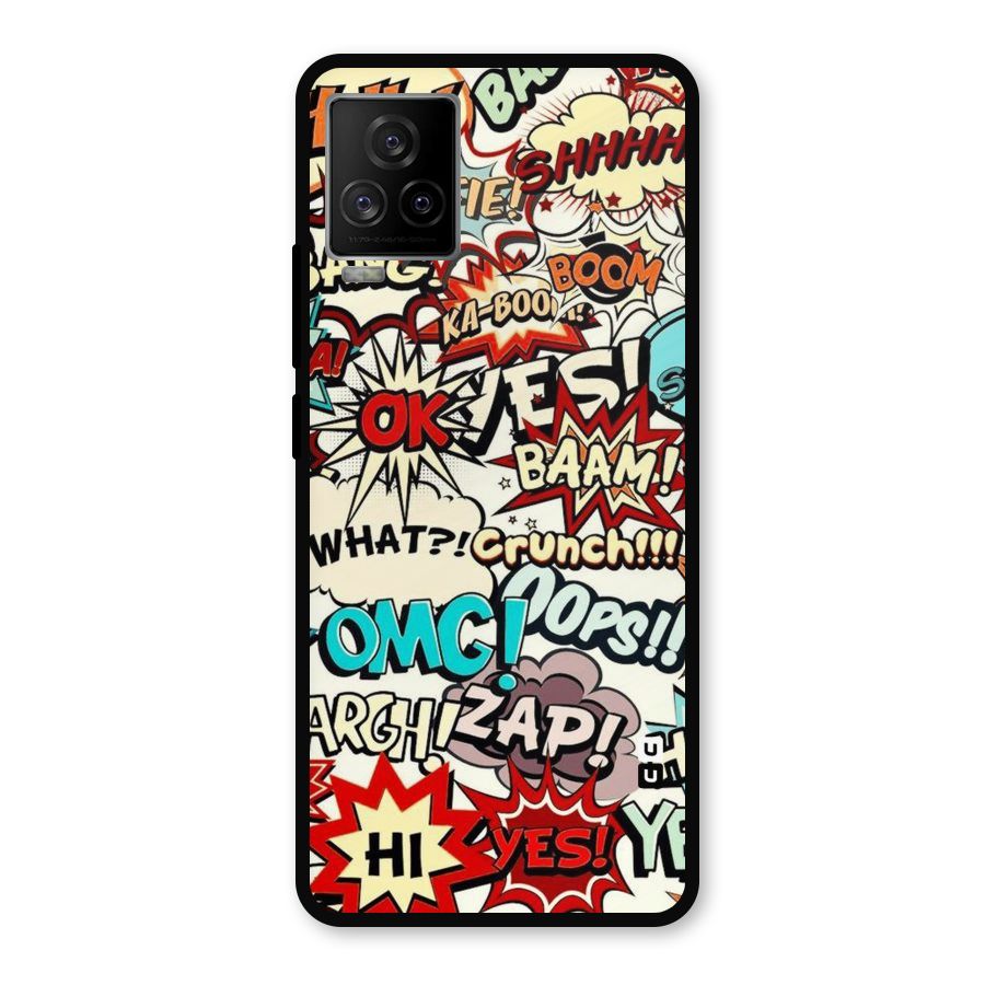 Boom Zap Metal Back Case for iQOO 7 Legend 5G