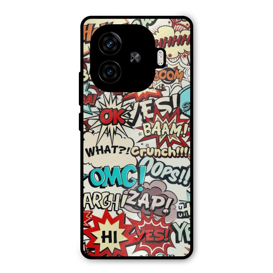 Boom Zap Metal Back Case for iQOO Z9 Turbo