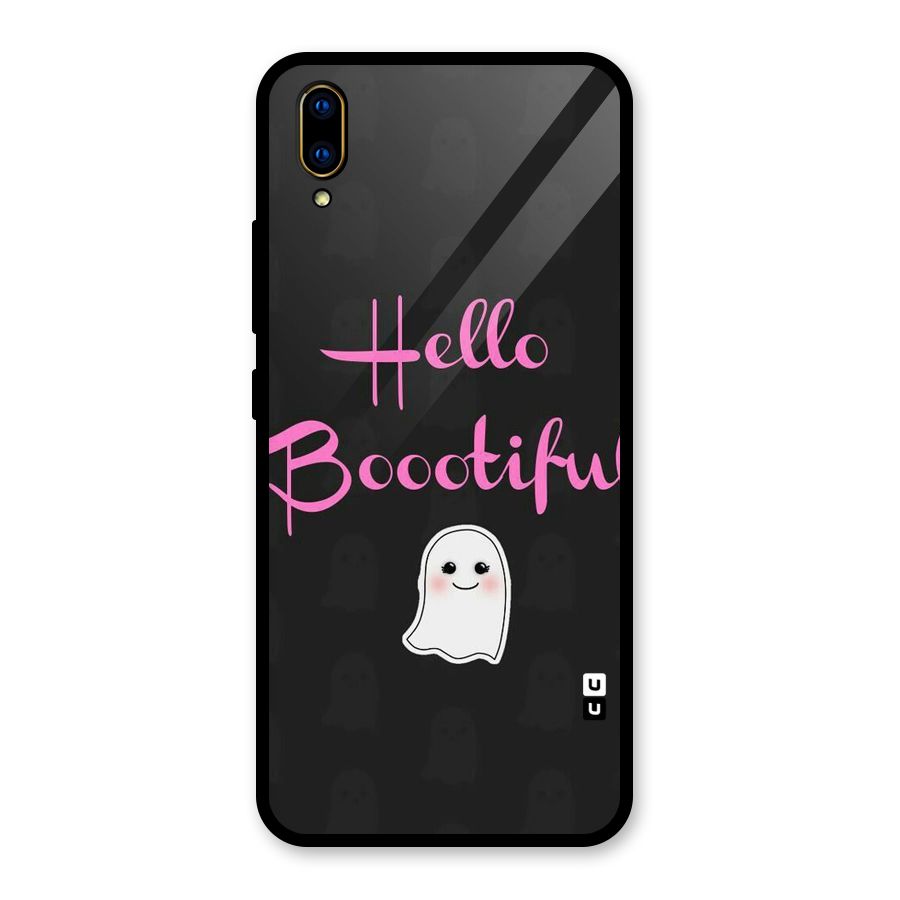 Boootiful Glass Back Case for Vivo V11 Pro