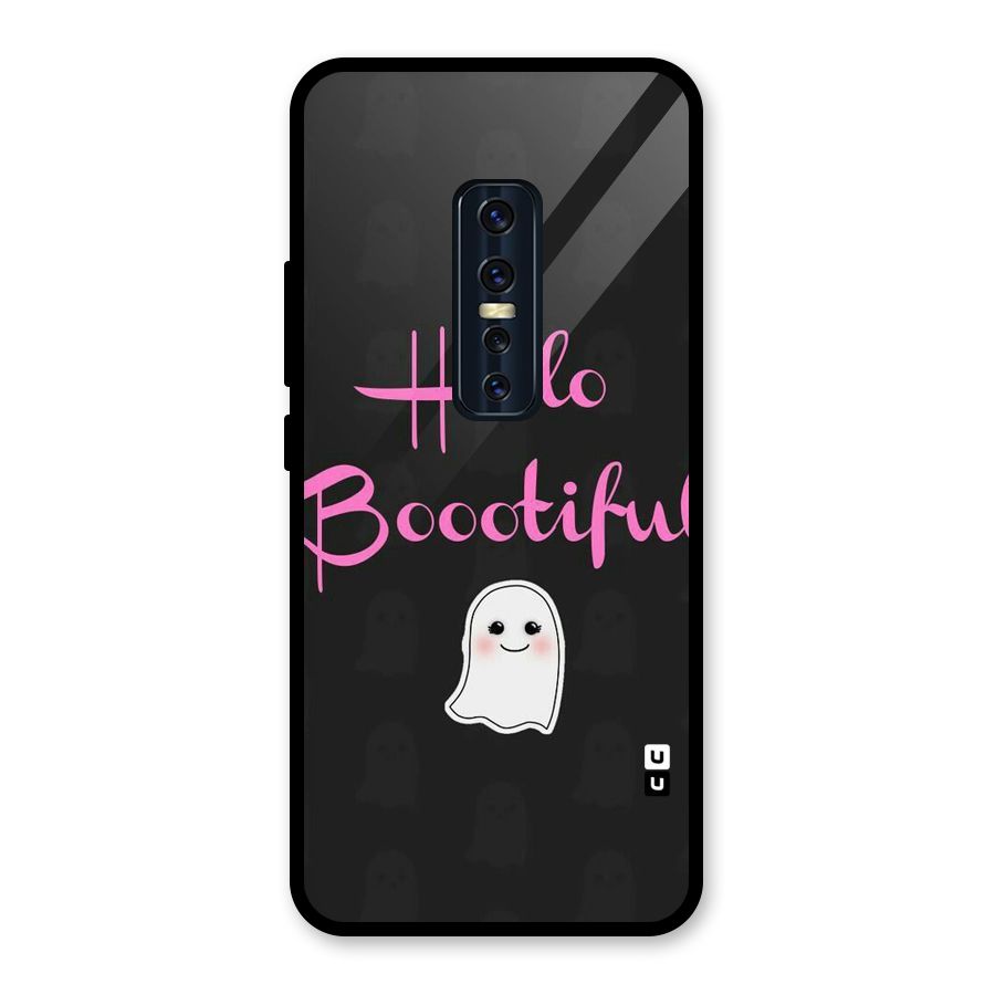 Boootiful Glass Back Case for Vivo V17 Pro