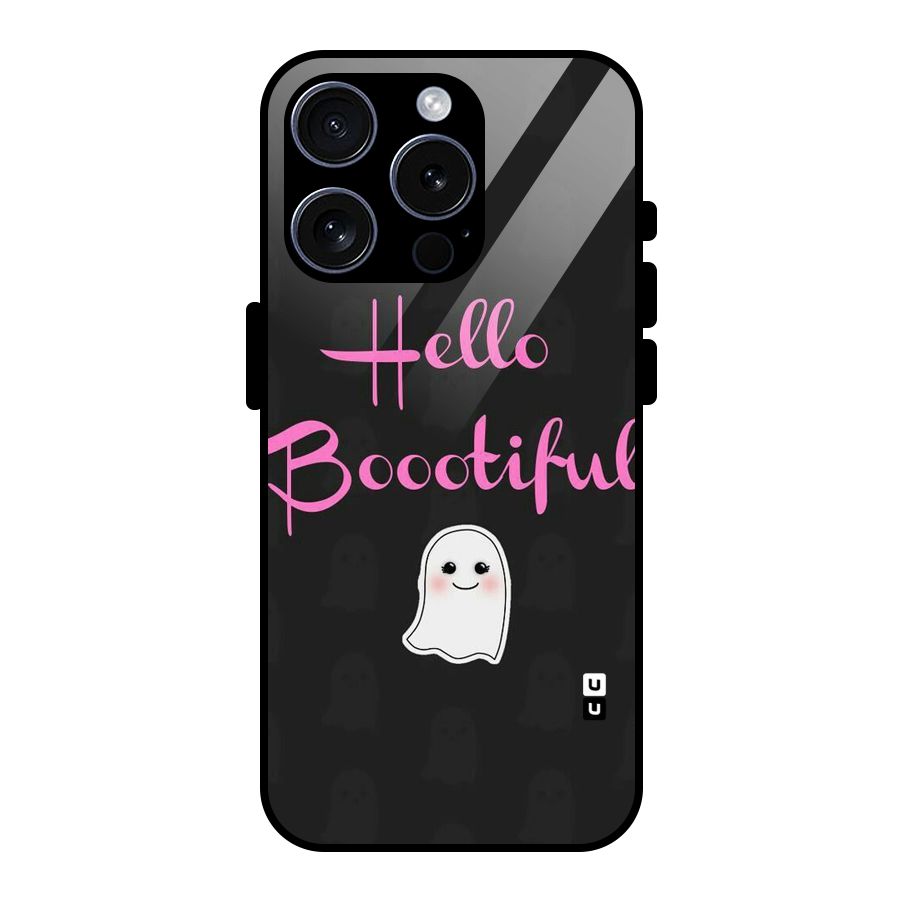 Boootiful Glass Back Case for iPhone 15 Pro