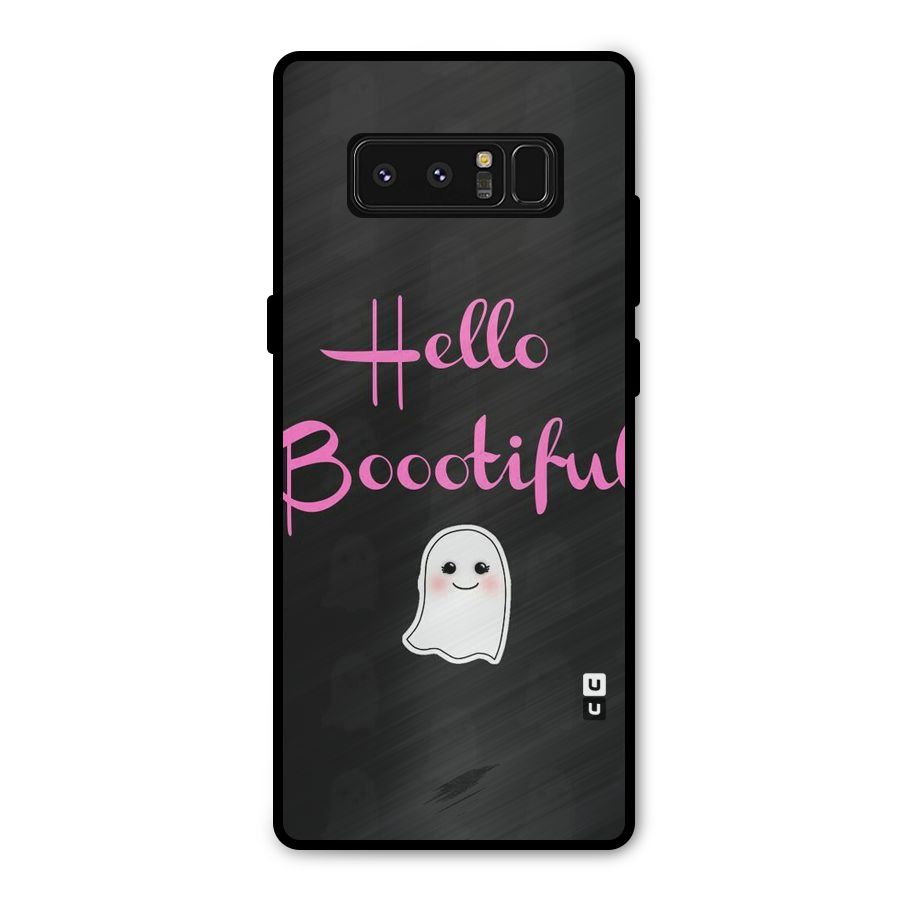 Boootiful Metal Back Case for Galaxy Note 8