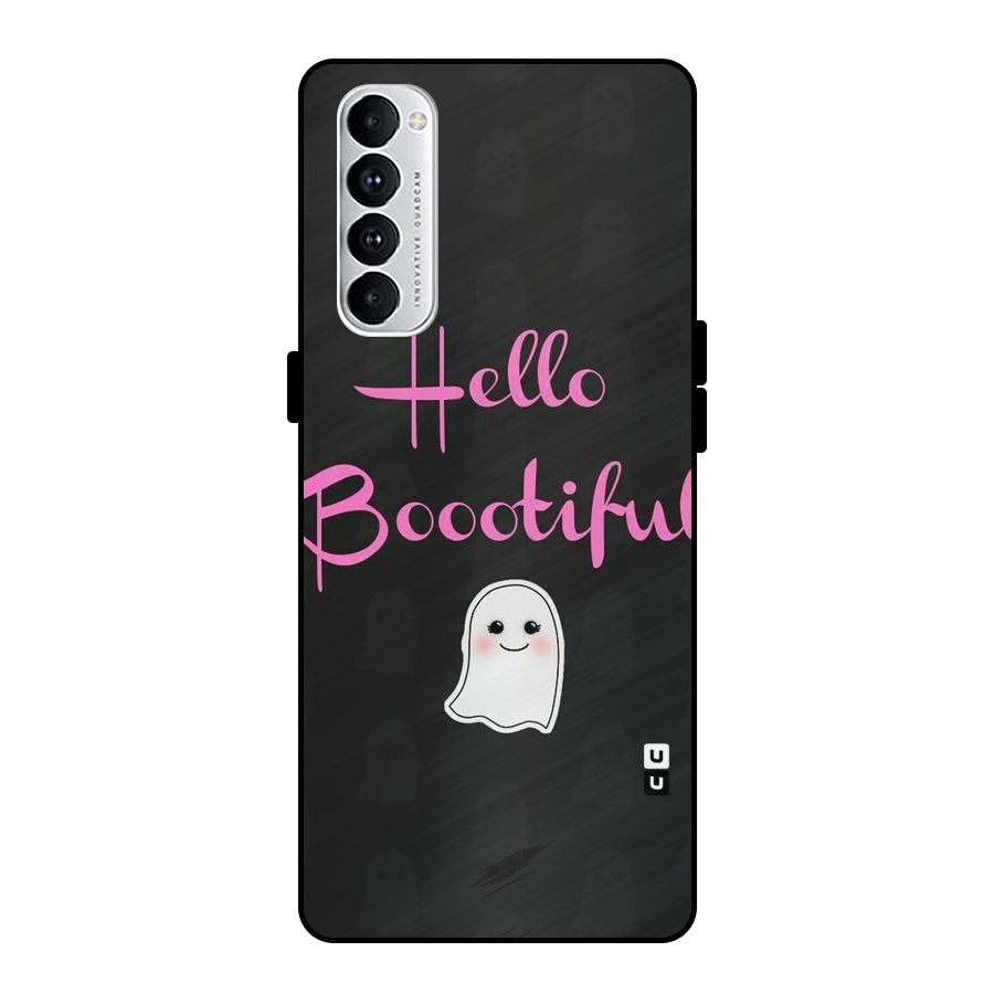 Boootiful Metal Back Case for Oppo Reno4 Pro