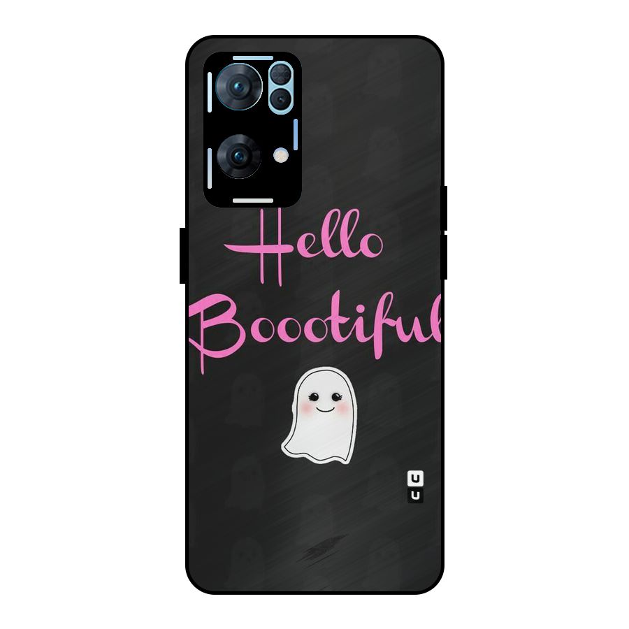 Boootiful Metal Back Case for Oppo Reno7 Pro 5G