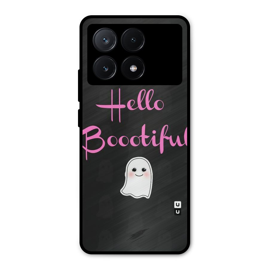 Boootiful Metal Back Case for Poco X6 Pro