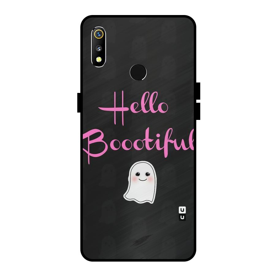 Boootiful Metal Back Case for Realme 3