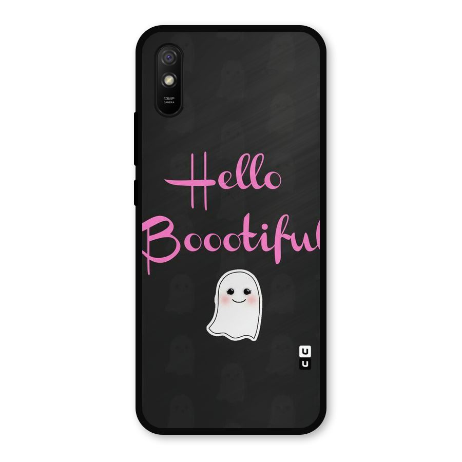Boootiful Metal Back Case for Redmi 9a