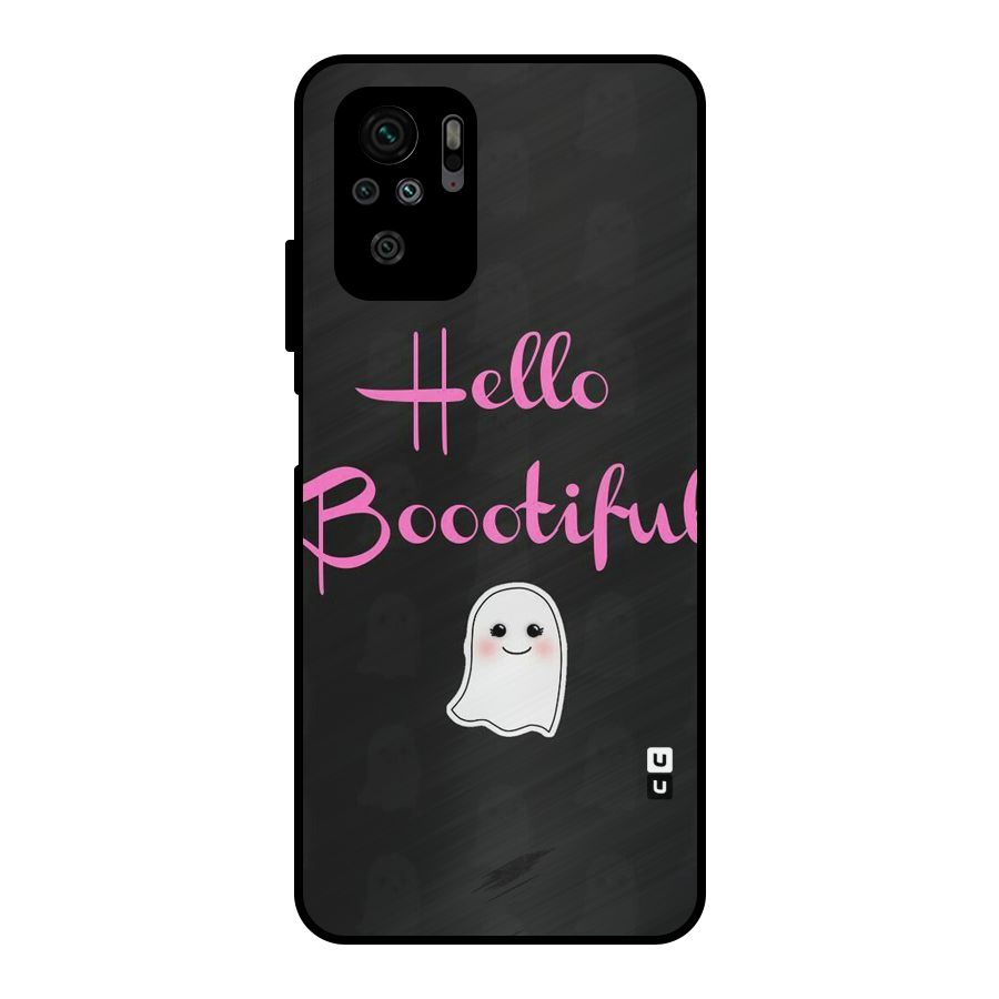 Boootiful Metal Back Case for Redmi Note 10S