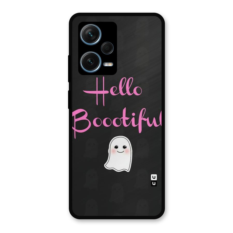 Boootiful Metal Back Case for Redmi Note 12 Pro Plus 5G