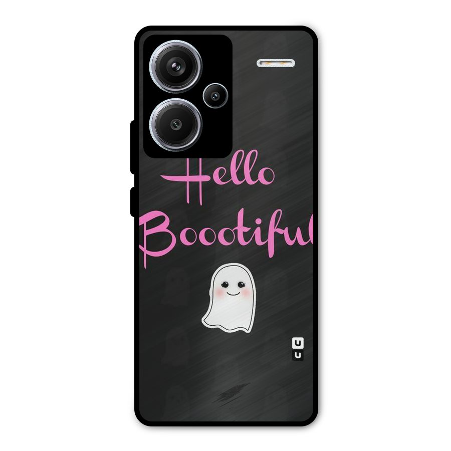 Boootiful Metal Back Case for Redmi Note 13 Pro Plus