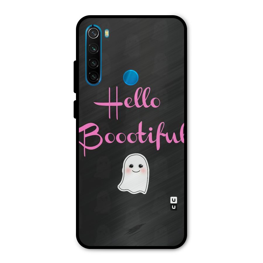 Boootiful Metal Back Case for Redmi Note 8