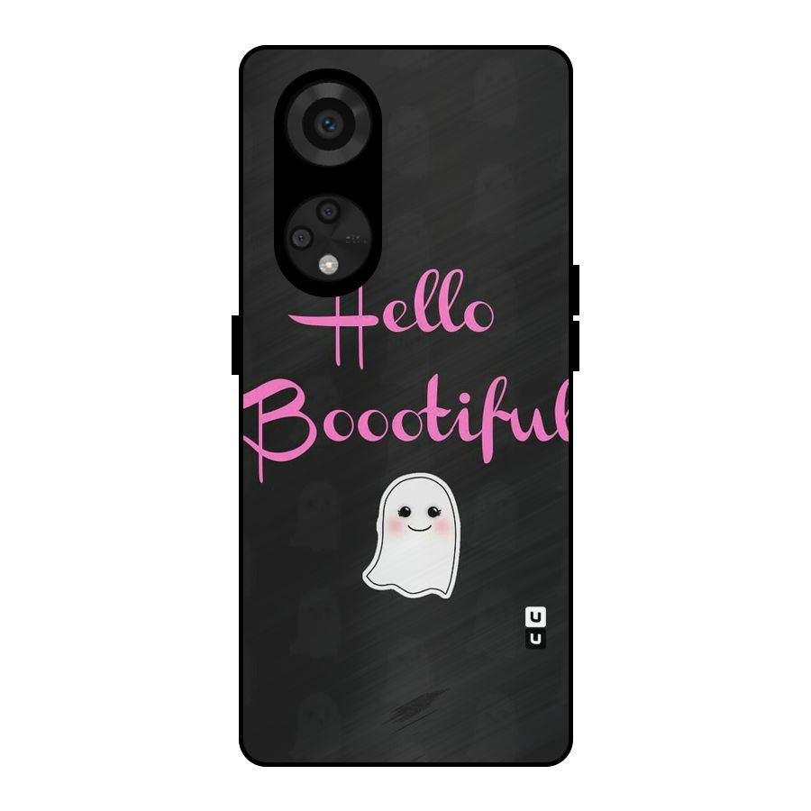 Boootiful Metal Back Case for Reno8 T 5G