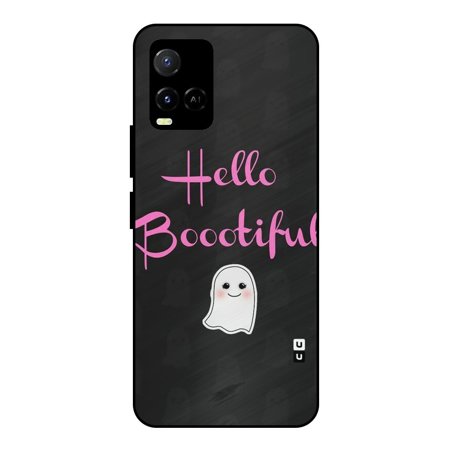 Boootiful Metal Back Case for Vivo Y21 2021