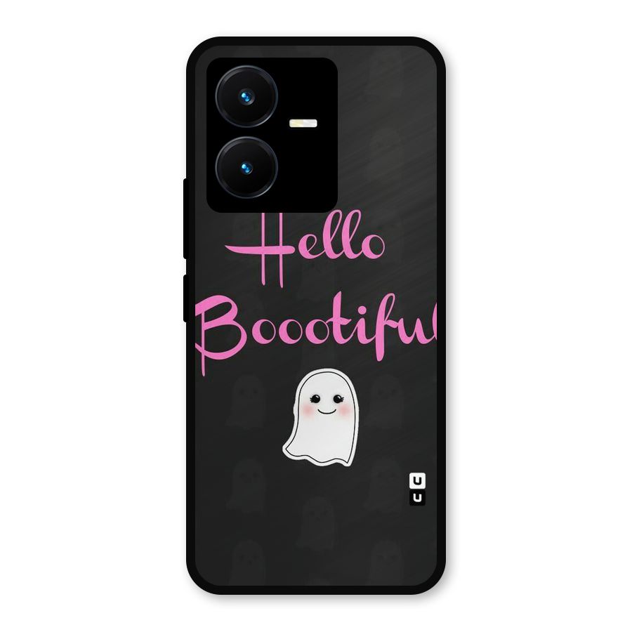 Boootiful Metal Back Case for Vivo Y22