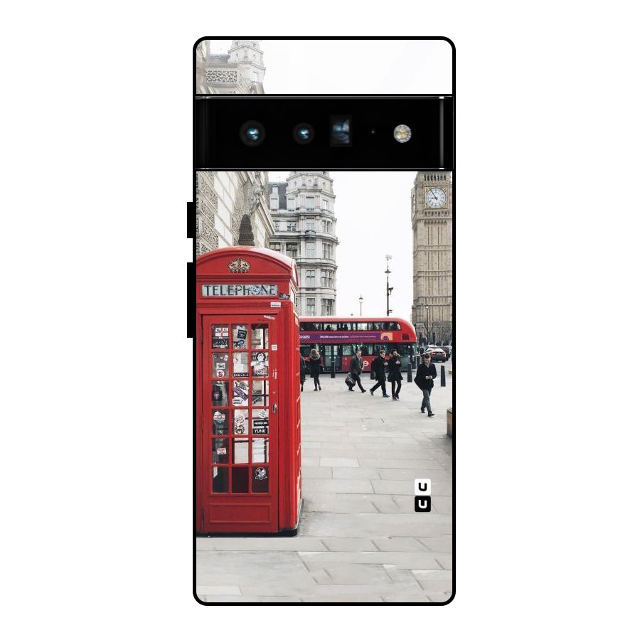 Booth In Red Glass Back Case for Google Pixel 6 Pro