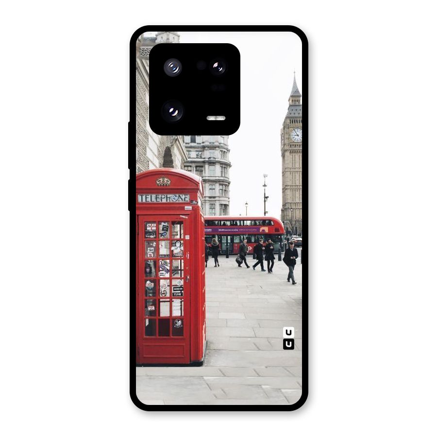 Booth In Red Glass Back Case for Xiaomi 13 Pro