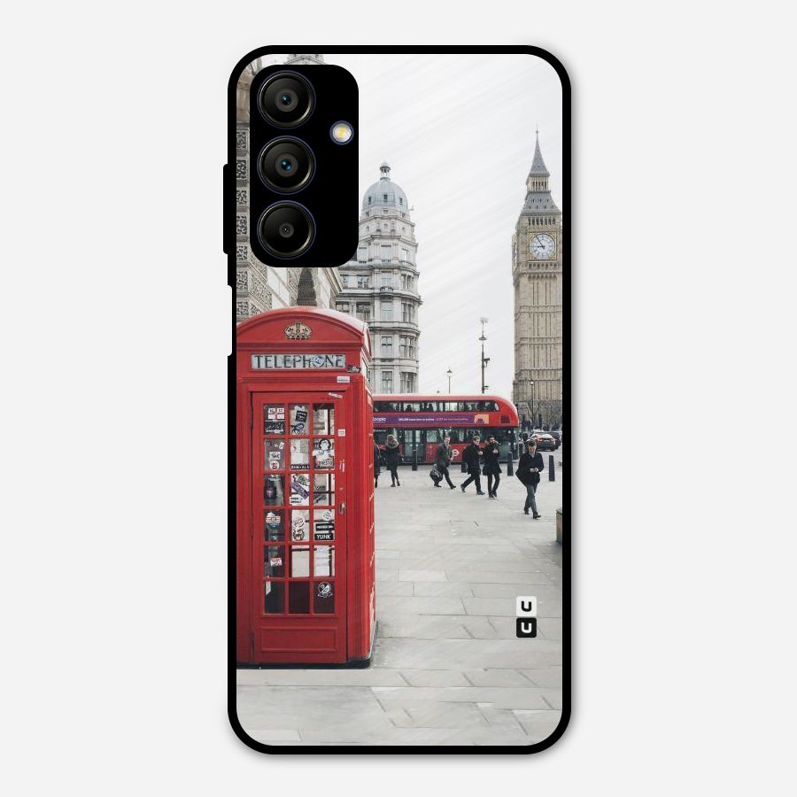 Booth In Red Metal Back Case for Galaxy A15 5G
