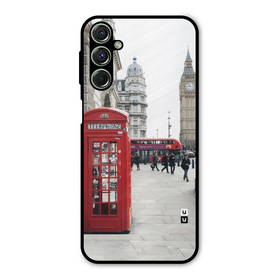 Booth In Red Metal Back Case for Galaxy M34