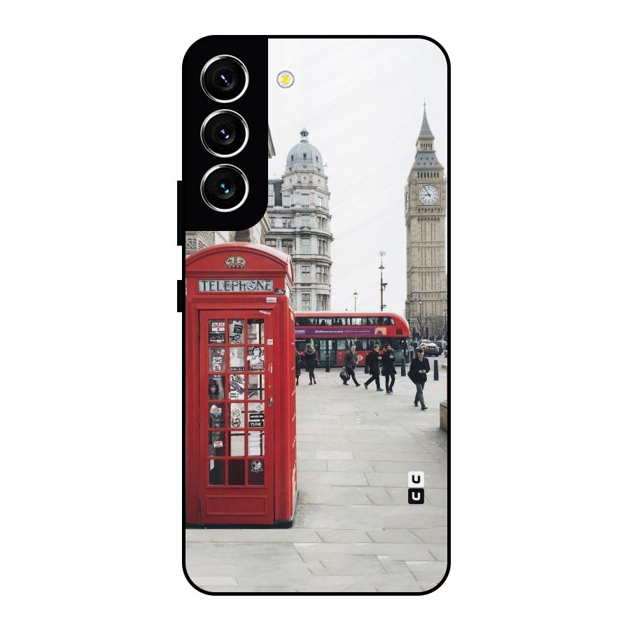 Booth In Red Metal Back Case for Galaxy S22 5G