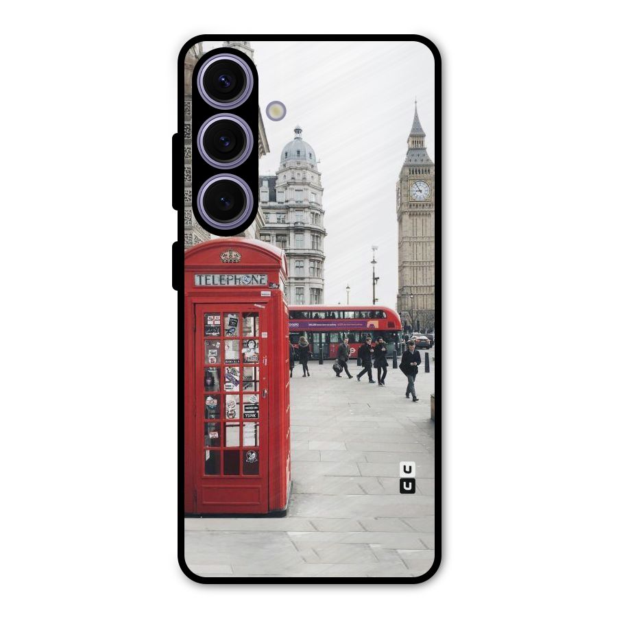 Booth In Red Metal Back Case for Galaxy S24