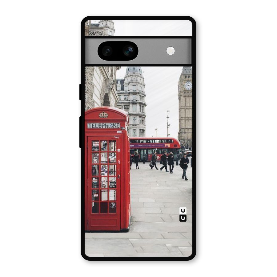 Booth In Red Metal Back Case for Google Pixel 7a